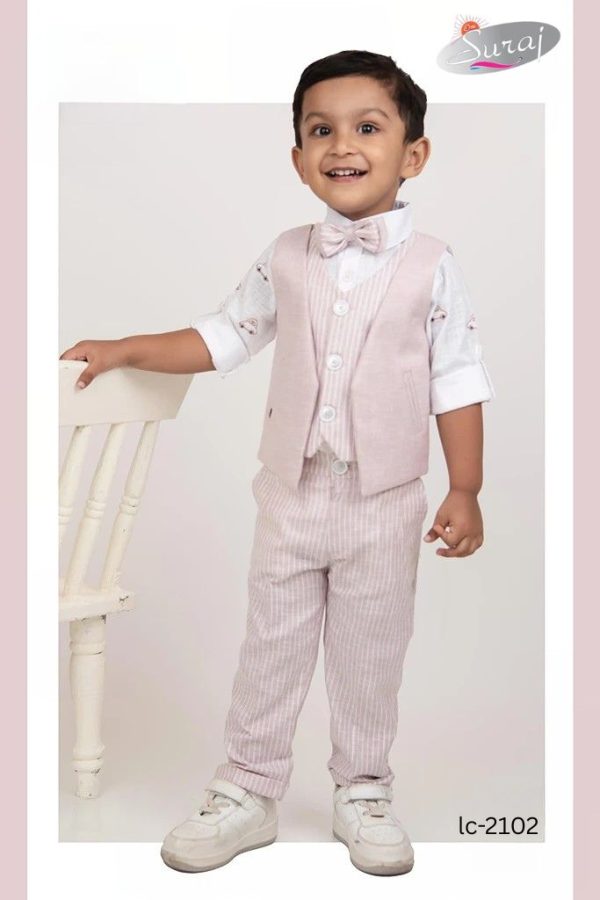 Stylish Three Piece Suit for Boys formal kids outfit